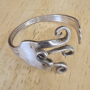 Silver cuff bracelet